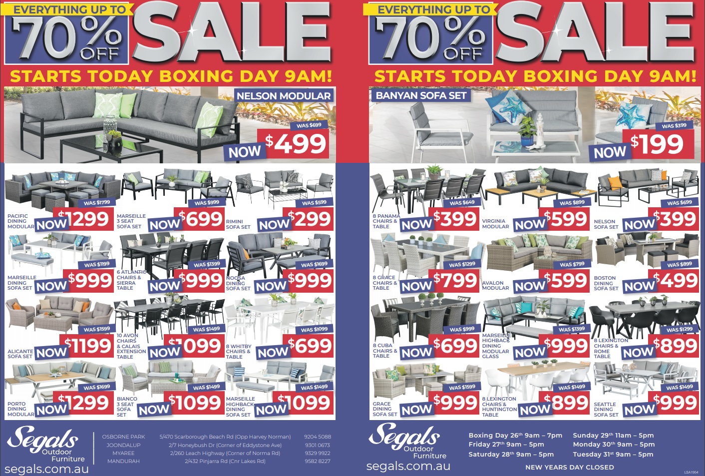 BOXING DAY AD BOXING DAY AD