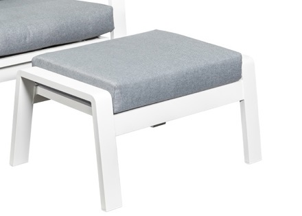 Marseille Foot Stool White