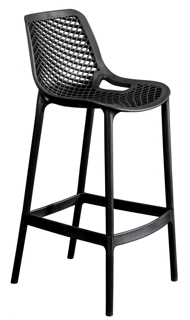 Isla Bar Stool Black Segals Outdoor Furniture