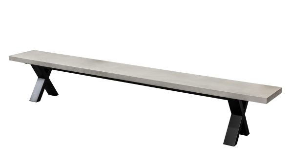 Element 2.8m GRC Bench Anthracite