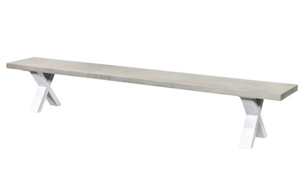 Element 2.8m GRC Bench White