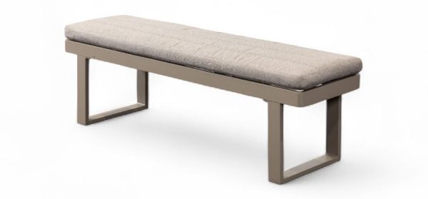 Allure Lounge Bench Taupe