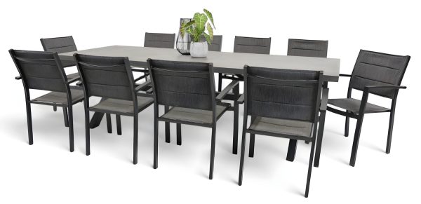 10 Whitby Chairs & Noosa 2.6m Table