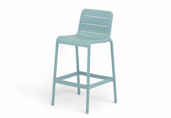 Stecca Bar Stool Powder Blue