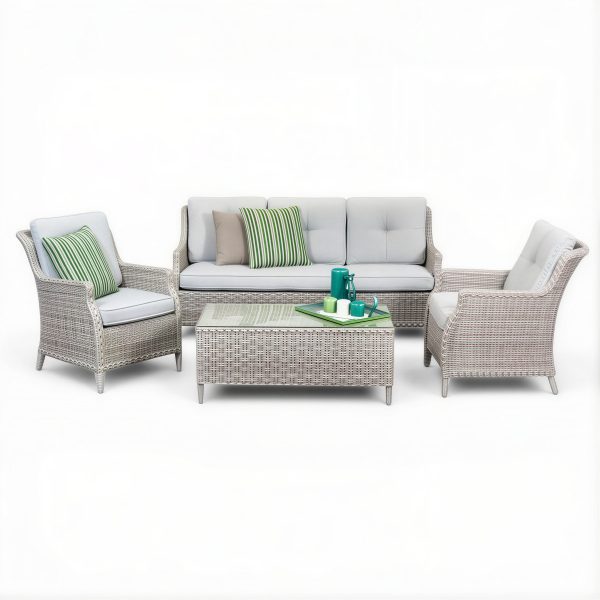 Bianco 3 Seat Sofa Set