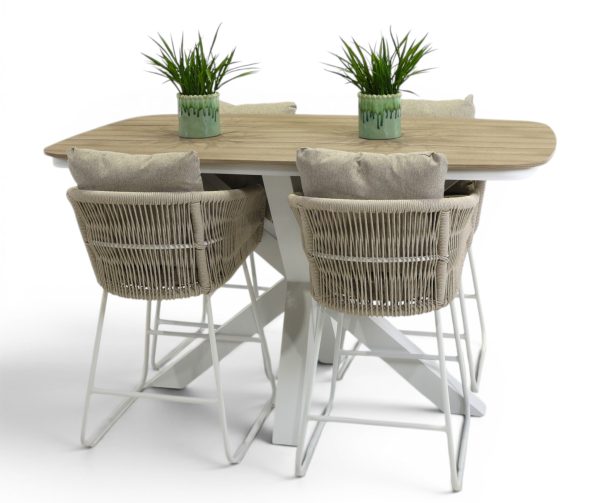 Haven Bar Table & 4 Haven Bar Stools