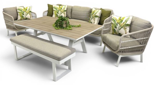Haven Sofa Dining Deluxe Set & Bench