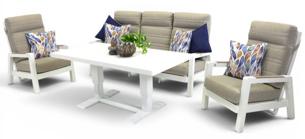 Regent Sofa Large Pop-Up Set White