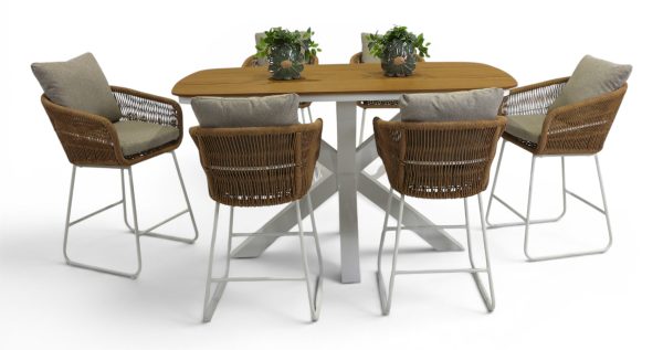 Spritz Bar Table & 6 Spritz Bar Stools